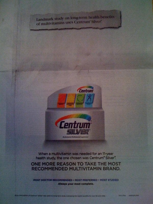 After The Multivitamin Study Comes Multimedia Ad Campaign WBUR News