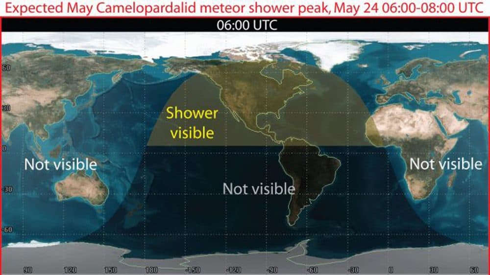New Meteor Shower Will Be Visible Tonight Here & Now
