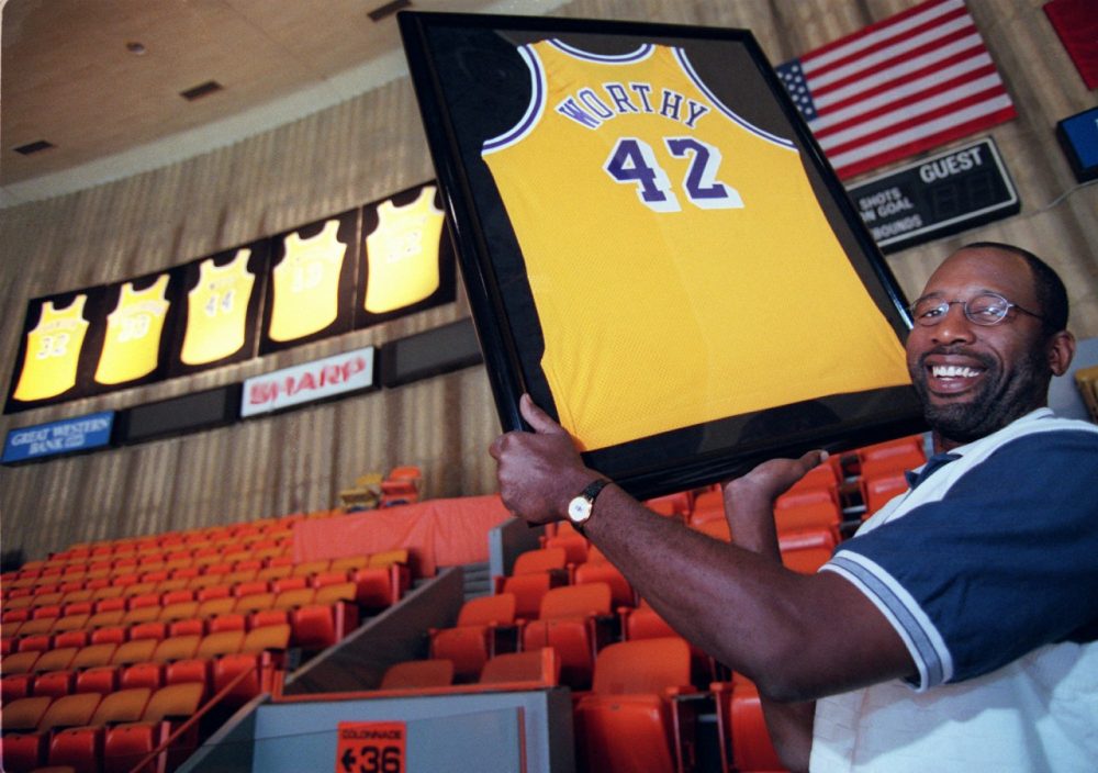 james worthy jersey retirement