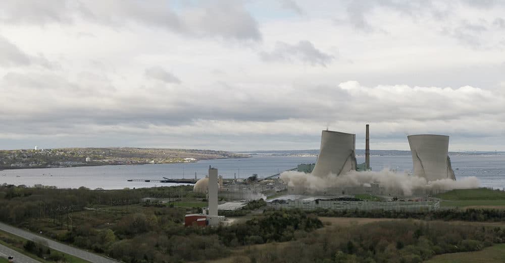 Watch The Demolition Of Massachusetts' Last CoalFired Power Plant