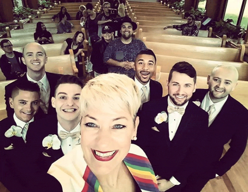 Mom Who Initially Struggled To Accept Her Gay Son Now Stands In At Same-Sex Weddings Kind World image
