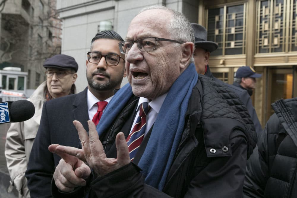 Heres What Alan Dershowitz Has Planned For Trumps Impeachment Trial Radio Boston 