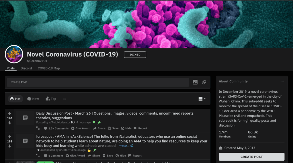 How Coronavirus Community Became A Global Lifeline Endless Thread