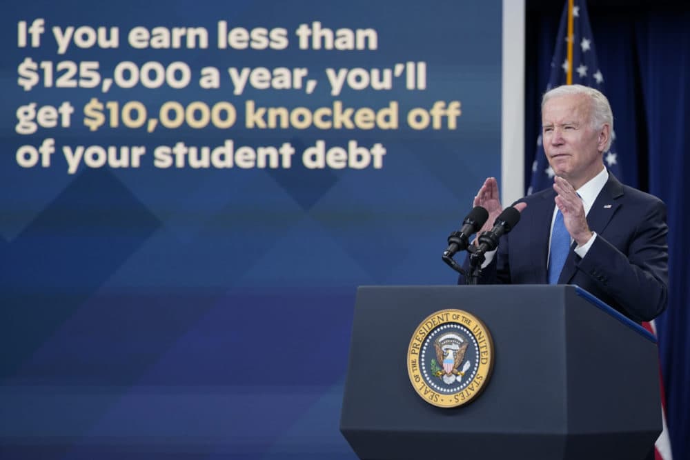Student debt relief application opens | Here & Now