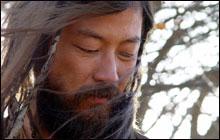 Tadanobu Asano as Genghis Khan in Picturehouse's movie "Mongol"