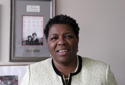 Wheelock College President Jackie Jenkins-Scott. (Sarah Bush/WBUR)