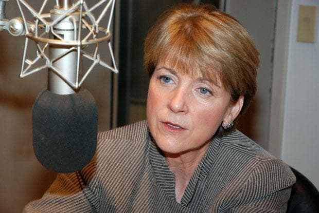 Attorney General and U.S. Senate candidate Martha Coakley spoke to WBUR's Bob Oakes in Studio 2. (Andrew Phelps/WBUR)