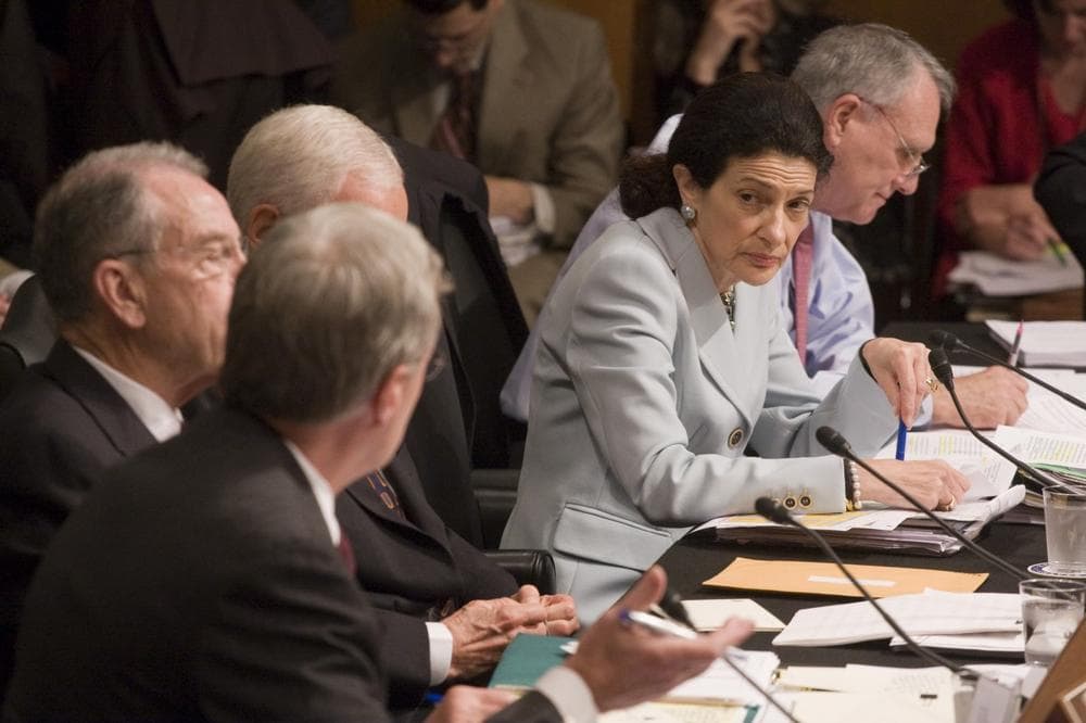 Sen. Olympia Snowe of Maine was the only Republican to join 13 Senate Finance Committee Democrats in voting "yes." (AP)
