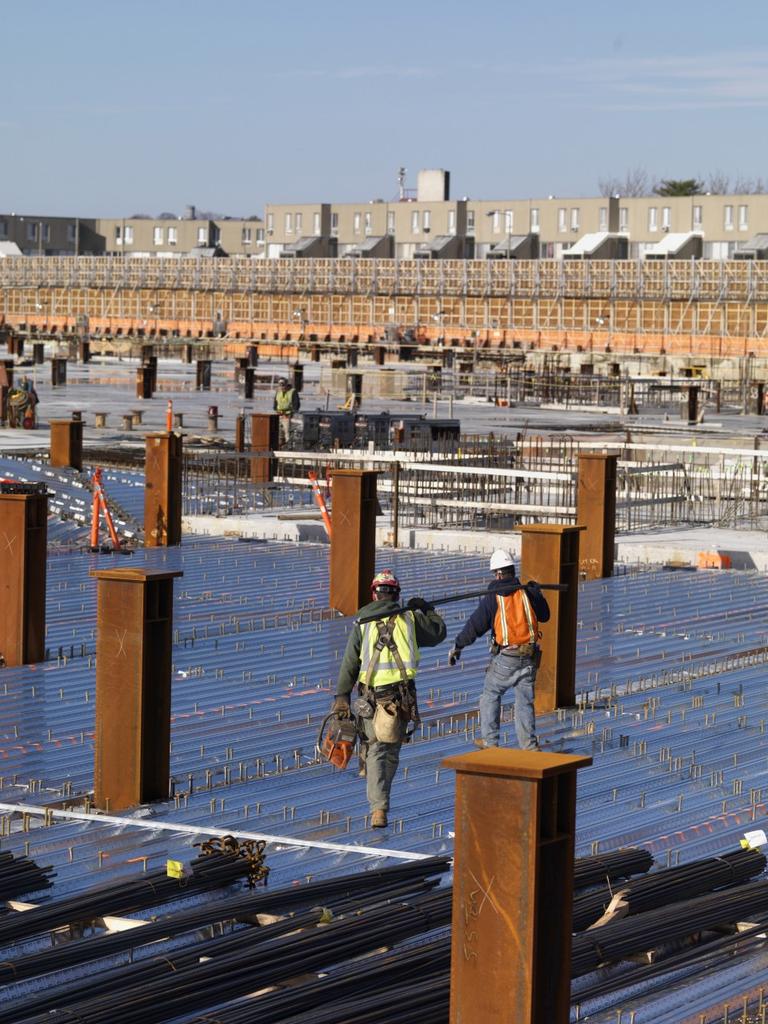 Harvard will halt construction of its Allston science complex after completing the building's foundation. (Courtesy Harvard University)