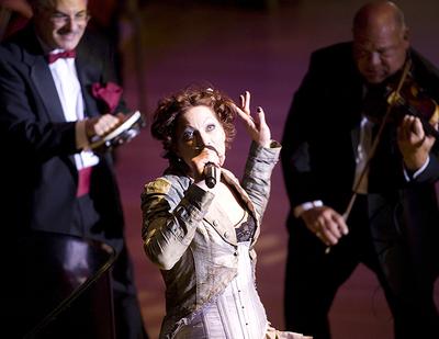 Amanda Palmer performs with the Boston Pops in 2007. (Courtesy Photo)