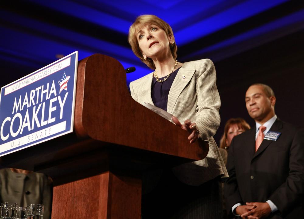 Martha Coakley concedes after losing the special election to fill the U.S. Senate seat left vacant by the death of Sen. Edward M. Kennedy in Boston on Tuesday. (AP)