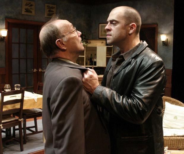 Richard McElvain and Timothy John Smith in a scene from The Lyric Stage Company's production of "Groundswell." (The Lyric Stage Company)