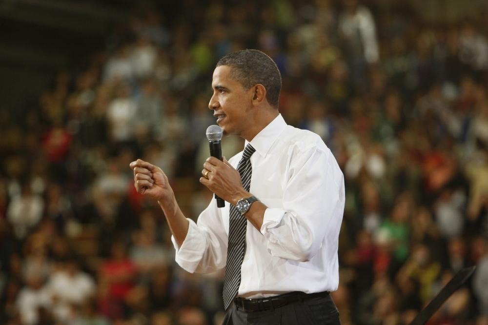 The day after his State of the Union address, President Obama answers a question at a town hall style meeting in Tampa, Fla. on Thursday. (AP)