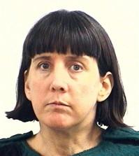 Amy Bishop, in a Huntsville (Ala.) Police Dept. booking photograph (Via AP)