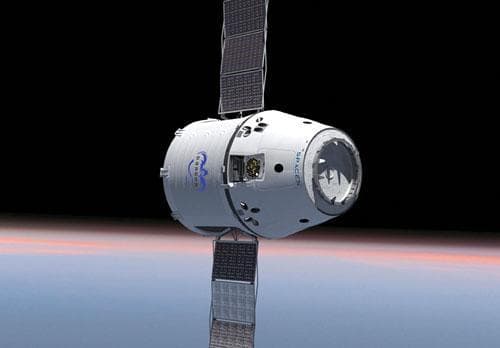 This undated photo provided by SpaceX shows the DragonLab in orbit. In its new budget released on Feb. 1, 2010, the Obama administration proposed spending billions of dollars to encourage private companies to build, launch and operate spacecraft for NASA and others. (AP)