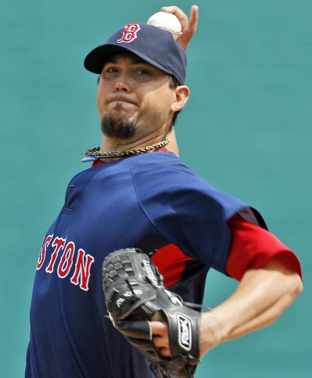 Pitcher Josh Beckett will pitch on Opening Night.