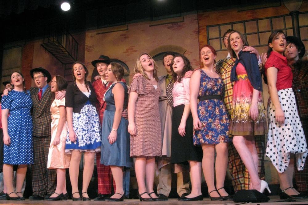 A scene from "Guys and Dolls." (Fred Thys/WBUR)