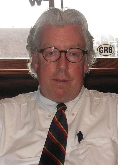 South Hadley parent Darby O'Brien says school officials should be forced to resign for their handling of Prince's bullying.  Since his calls, he has received threatening letters. (Deborah Becker/WBUR)