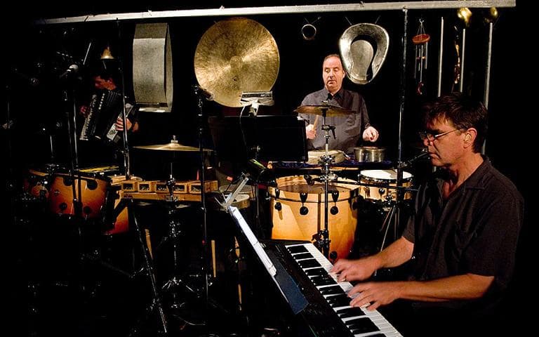 Left to right, Alloy Orchestra's Terry Donahue, Ken Winokur and Roger Miller (Courtesy)