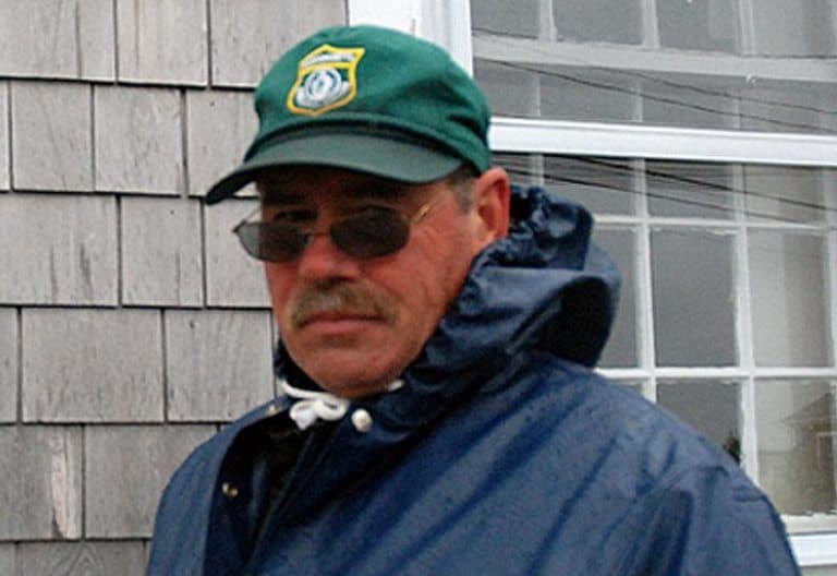 Gary Sherman, shellfish warden for the Westport River. (Sonari Glinton for WBUR)