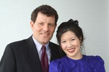 Nicholas Kristof, Sheryl WuDunn (Credit: Middlebury College)