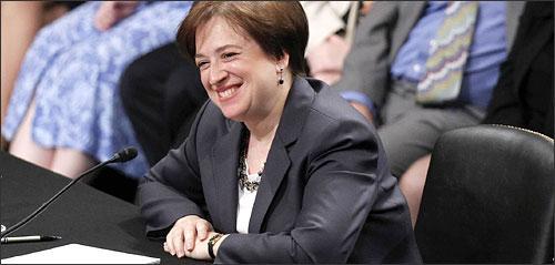 Supreme Court nominee Elena Kagan on Capitol Hill in Washington, June 29, 2010. (AP)