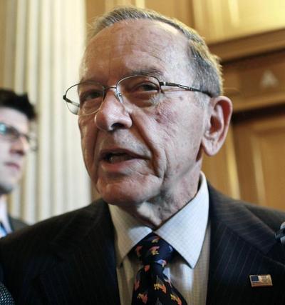 Ted Stevens, R-Alaska leaves the Senate floor on Capitol Hill in Washington. (AP)