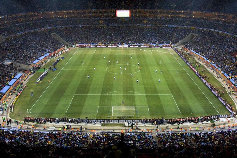 Soccer City Stadium in Johannesburg, South Africa.