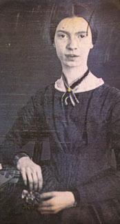 Emily Dickinson's daguerreotype circa 1846 (Amherst College Archives and Special Collections)