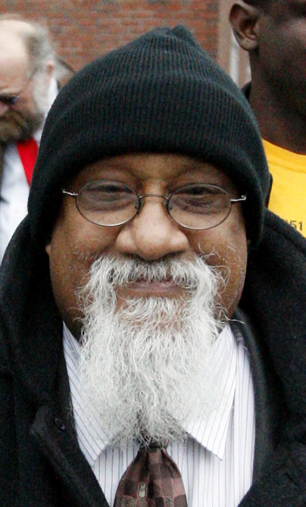 Boston City Councilor Chuck Turner appeared Tuesday in federal court for his last pre-trial hearing, with his signature white goatee, as he is pictured here in December 2008. (AP) 