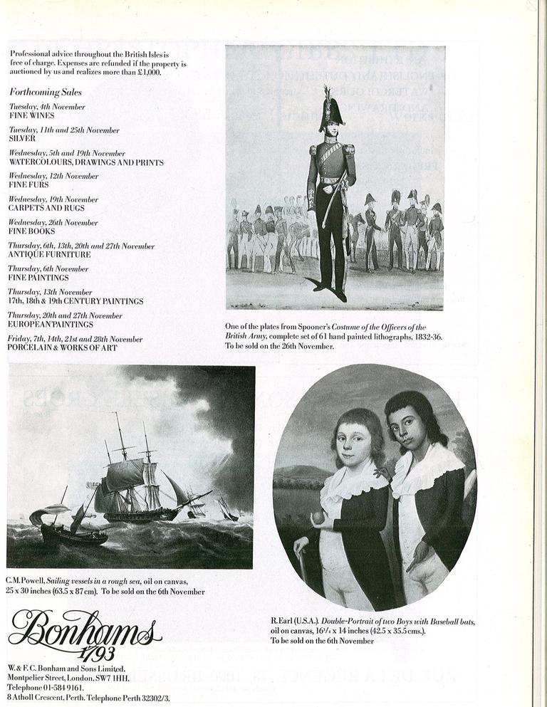 The original listing in Apollo. Click to enlarge (Courtesy Mario Valdes)