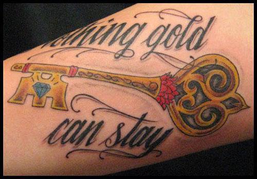 Posted by Vermont tattoo artist Lila R., from a Robert Frost poem. 