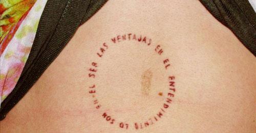 Leigh Bush with a quotation from "La Repusta" by Sor Juana Inez de la Cruz (from "The Word Made Flesh").