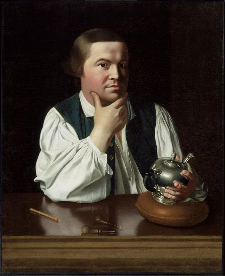 "Paul Revere," John Singleton Copley, oil on canvas, 1768