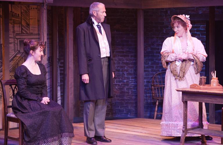 A scene from "The Life and Adventures of Nicholas Nickleby" (Courtesy of the Lyric Stage Company)