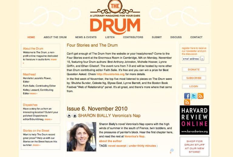 "The Drum" online literary magazine
