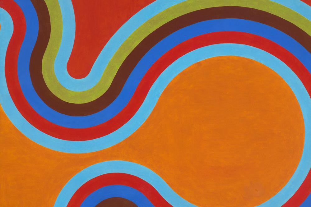 "Staccato," César Paternosto, 1965. Oil on canvas. (Courtesy of the Museum of Fine Arts, Boston)