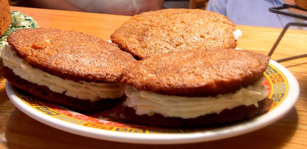 Carrot Whoopie Pies from Phil Hughes' Black Bean Cafe in Rollinsford, NH.
