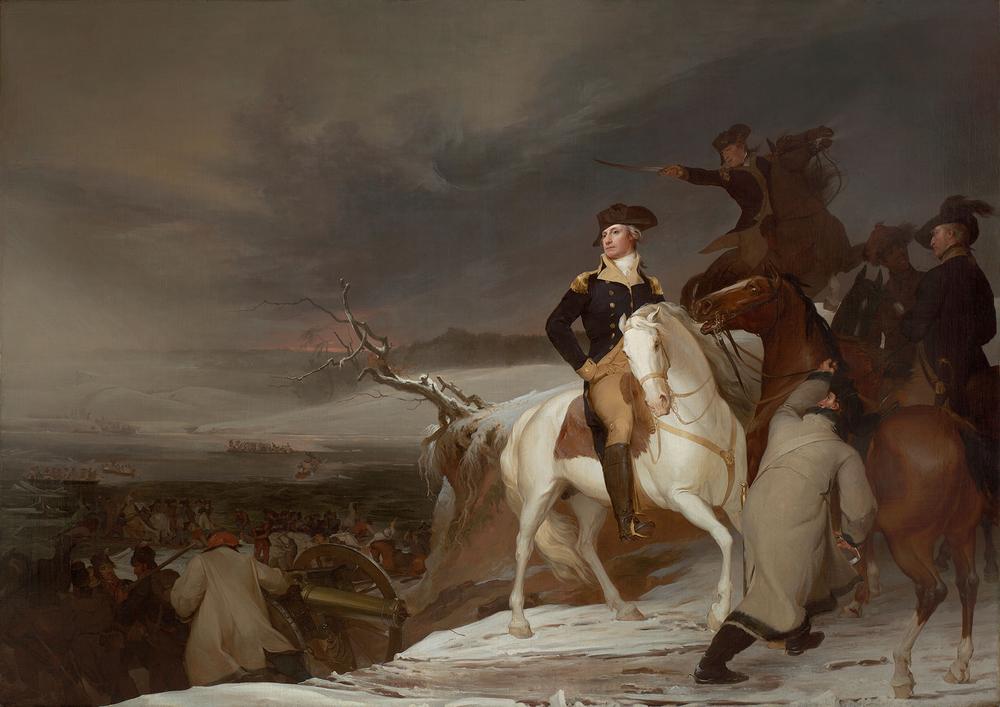 "The Passage of the Delaware," oil on canvas, Thomas Sully, 1819 (Courtesy of the Museum of Fine Arts, Boston)