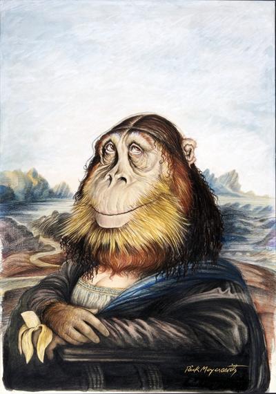 "The Mona Gorilla," an illustration done for the National Lampoon by Rick Meyerowitz. (Courtesy photo)