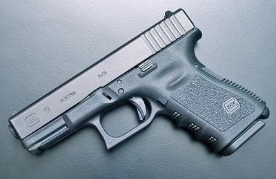A semi-automatic Glock 19 pistol (Keith LaFaille/Flickr)