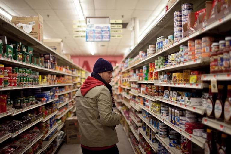 Hi-Lo has been selling food and household goods from Latin America for 47 years. (Nick Dynan for WBUR)