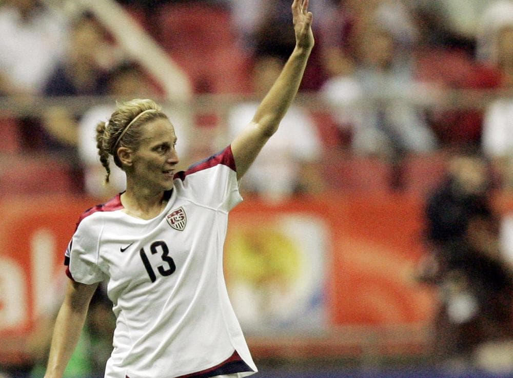 Kristine Lilly at the 2007 Women's World Cup. (AP)