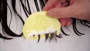 Combing out lice and nits with a special comb