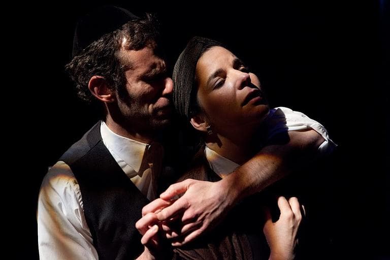 Jason Schuchman, left, and Anne Gottlieb in "My Name Is Asher Lev" (Courtesy of Mark S. Howard)