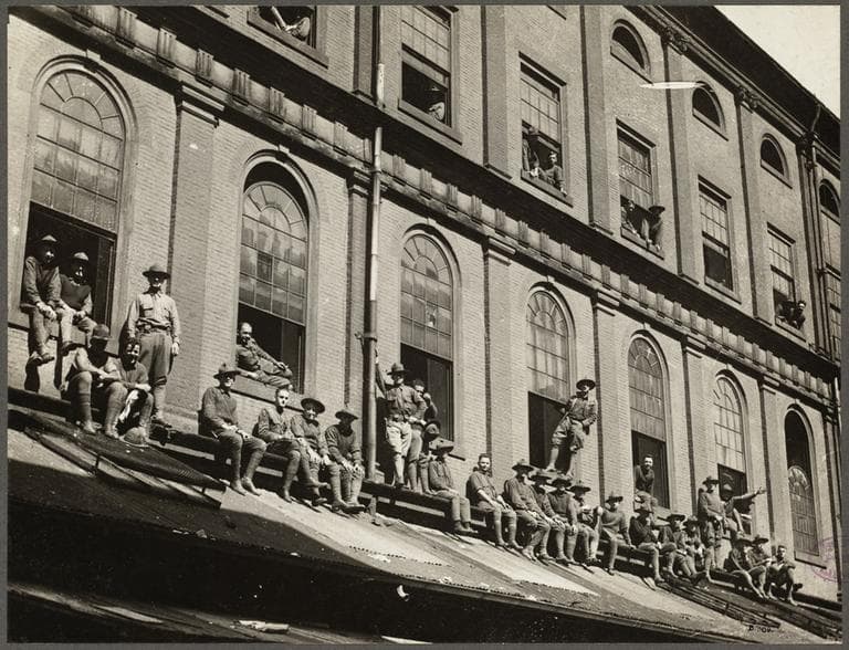 Faneuil Hall, the Headquarters of National Guard during the 1919 Police Strike (Boston Public Library/Flickr)