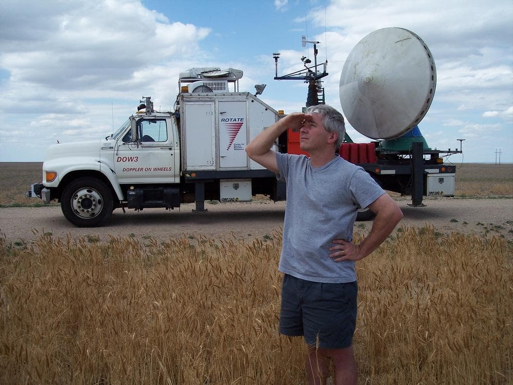 Tornado Researcher Josh Wurman with the Doppler on Wheels. (Josh Wurman)