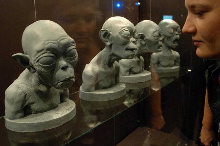 "Gollum" at "The Lord of the Rings" exhibition at the Movie Park of Potsdam-Babelsberg, Germany. (AP)