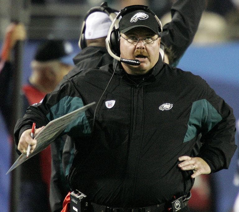 Andy Reid has five NFC title game appearances and no Super Bowl wins. (AP)