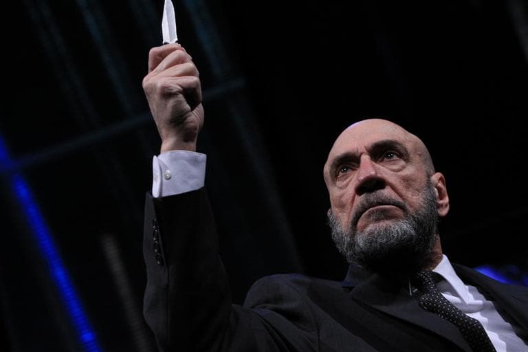 F. Murray Abraham as Shylock (Courtesy ArtsEmerson/Ashmont Media)